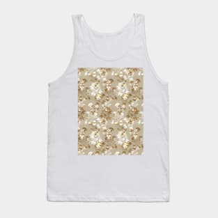 fall winter floral Tank Top